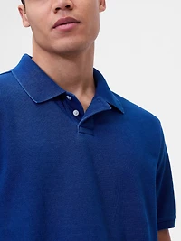 Relaxed Pique Polo Shirt