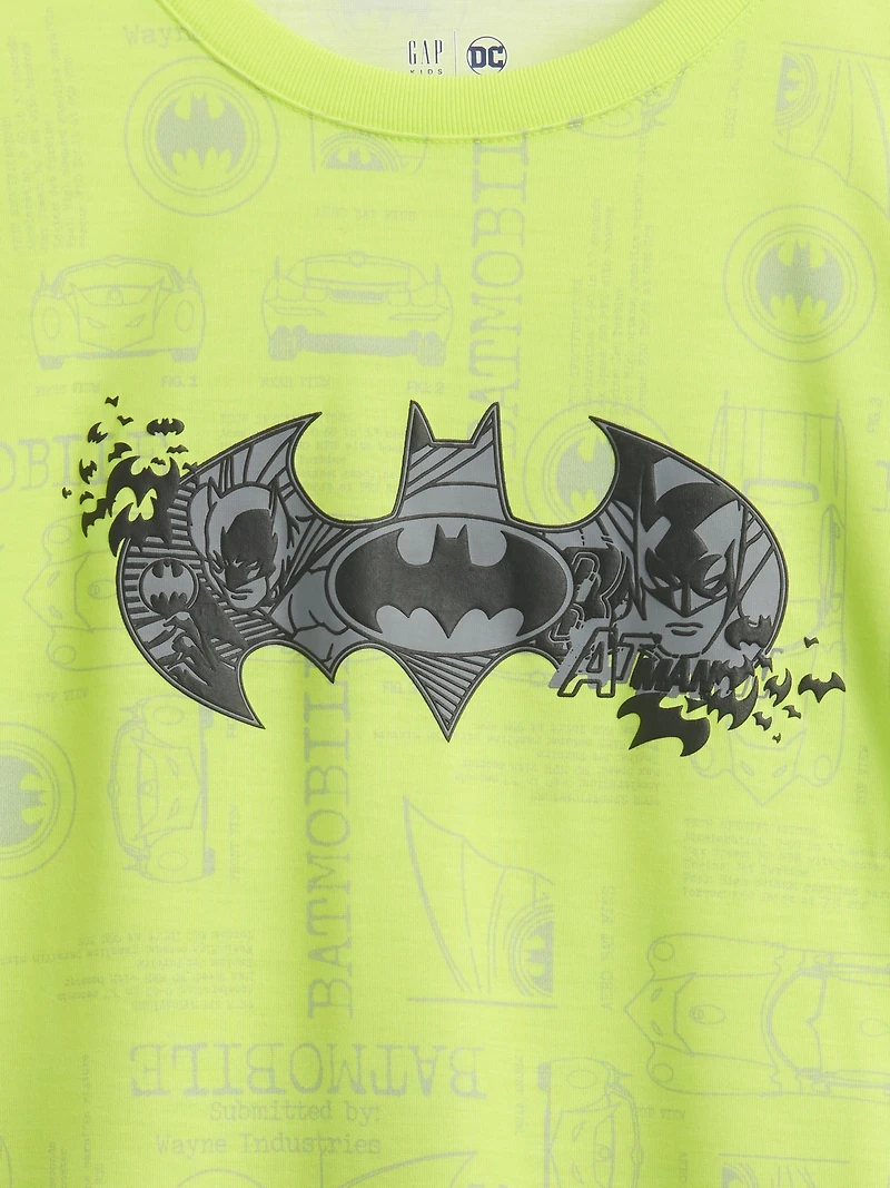 Kids Batman Recycled PJ Short Set