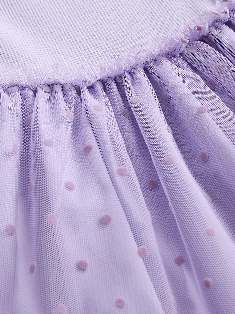 Baby & Toddler Mixed Media Tulle Dress