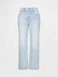 High Rise '90s Slim Straight Crop Jeans