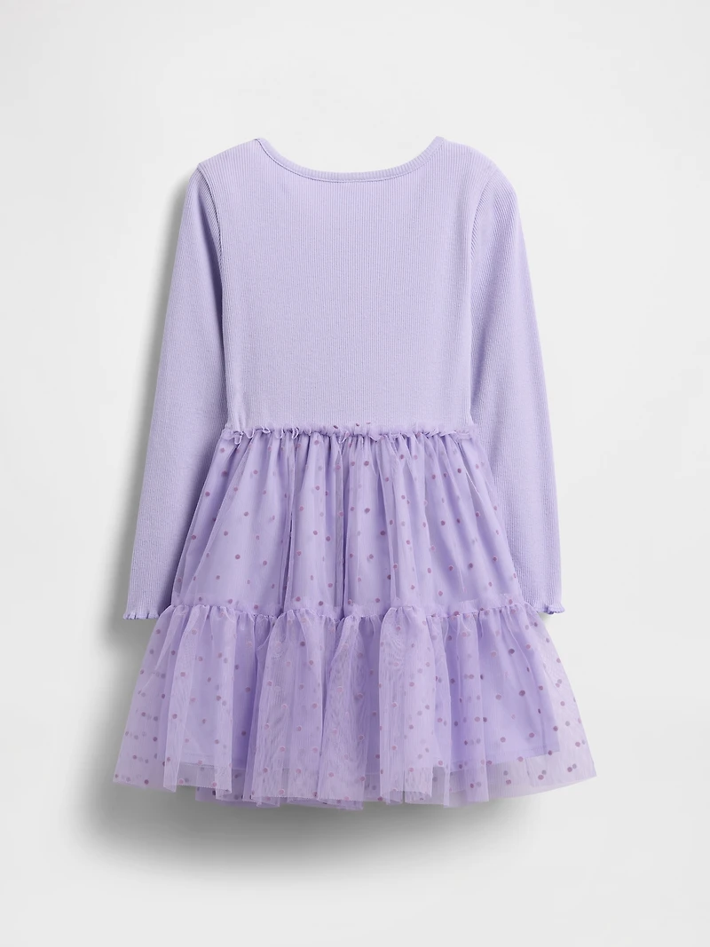 Baby & Toddler Mixed Media Tulle Dress
