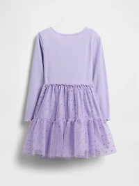 Baby & Toddler Mixed Media Tulle Dress