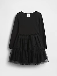 Baby & Toddler Mixed Media Tulle Dress