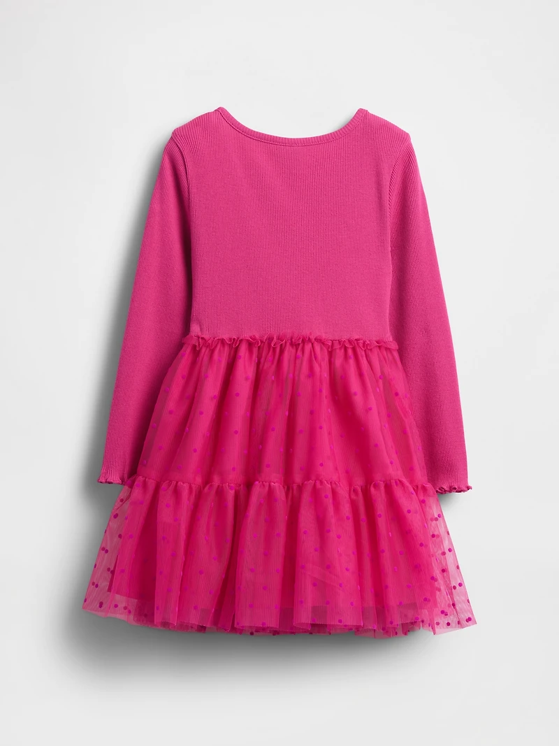 Baby & Toddler Mixed Media Tulle Dress