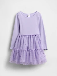Baby & Toddler Mixed Media Tulle Dress