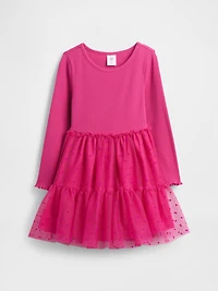 Baby & Toddler Mixed Media Tulle Dress