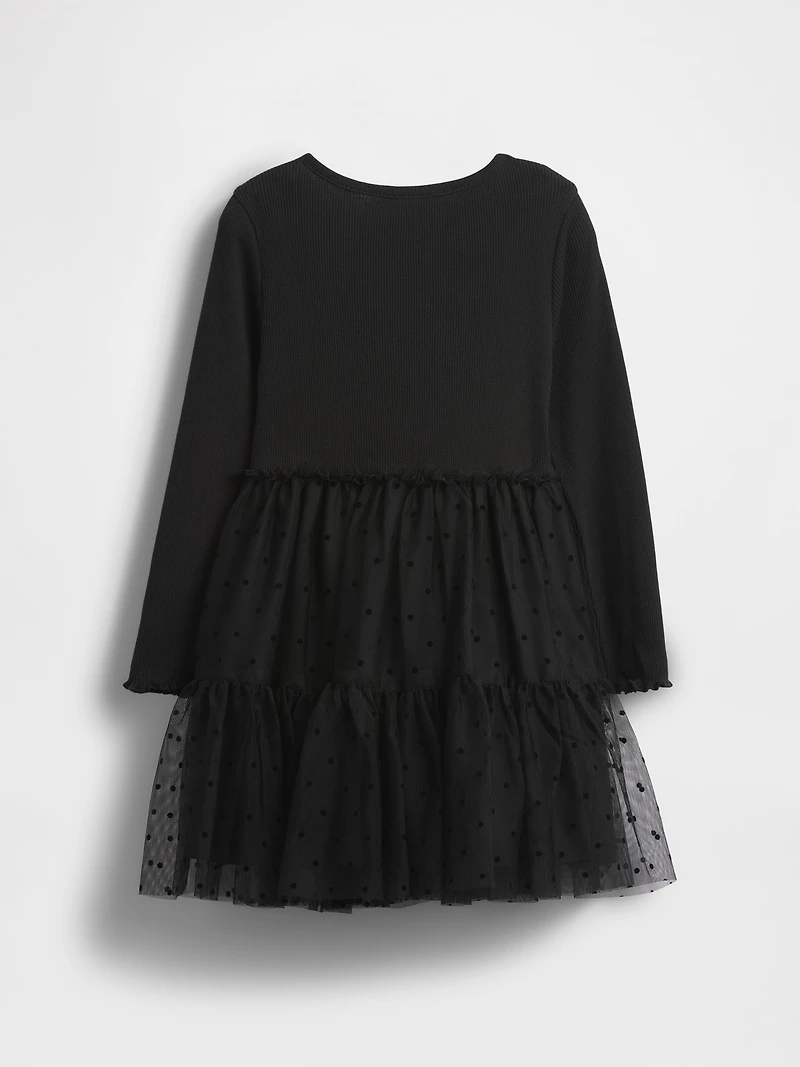 Baby & Toddler Mixed Media Tulle Dress