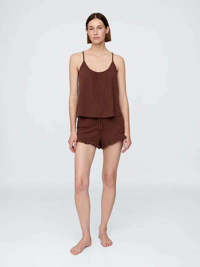 Linen-Blend PJ Cami