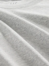 Supima® Cotton Oversized Crop T-Shirt