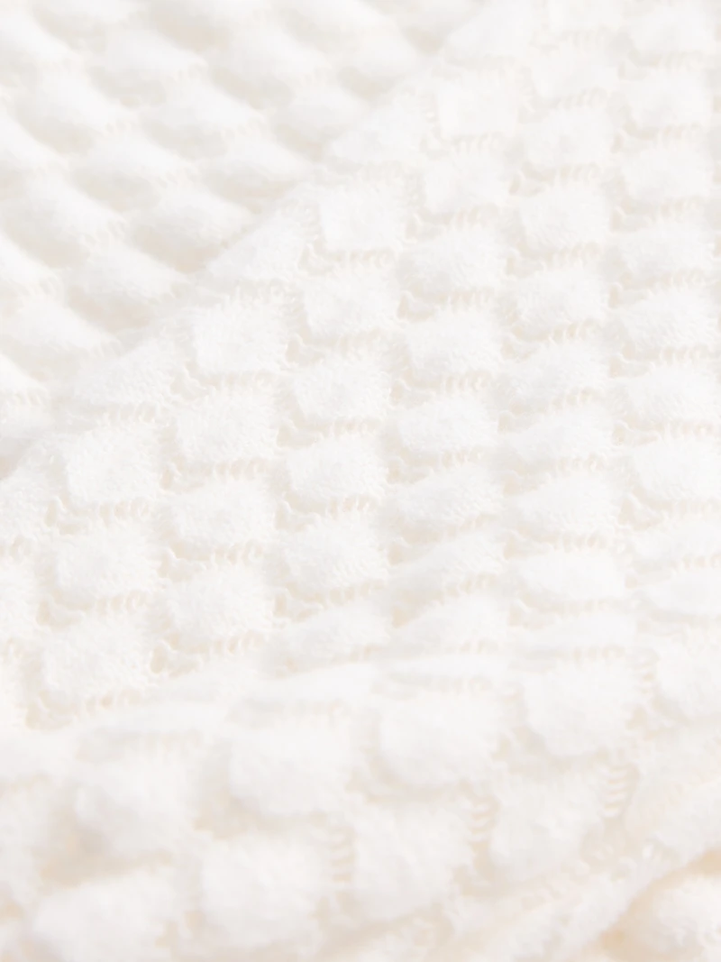 CashSoft Stretch Pointelle Cardigan
