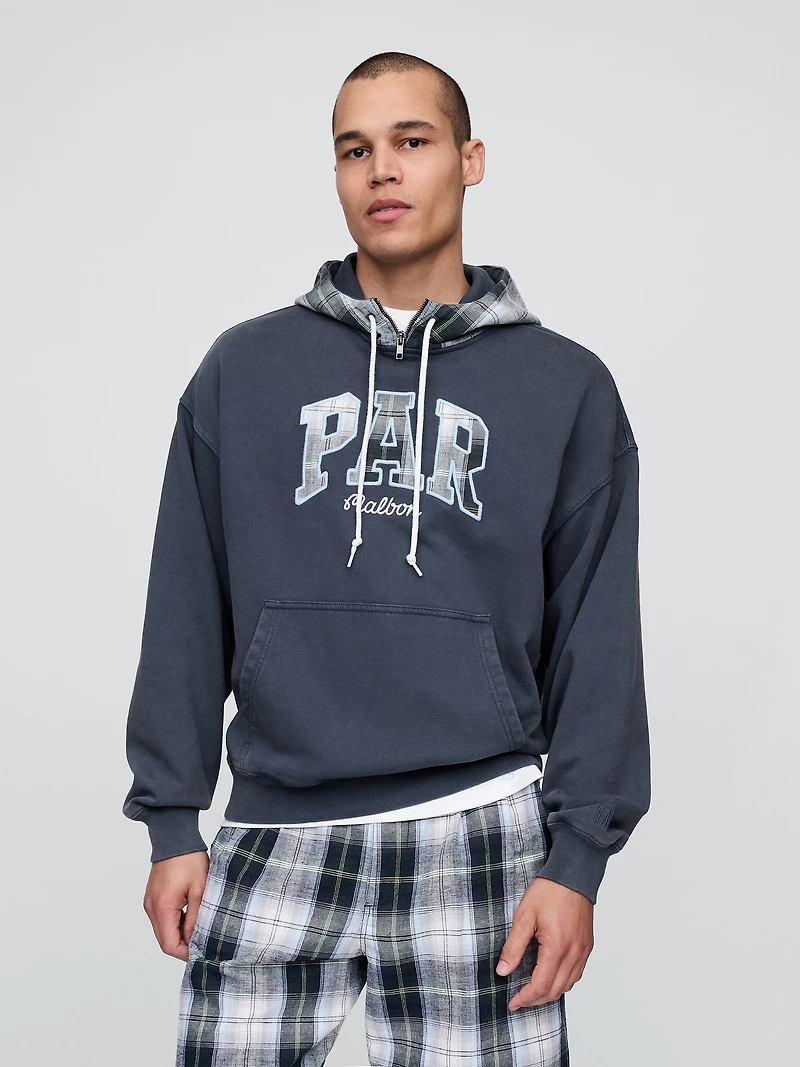 Gap × Malbon Adult Heavyweight French Terry Logo Hoodie