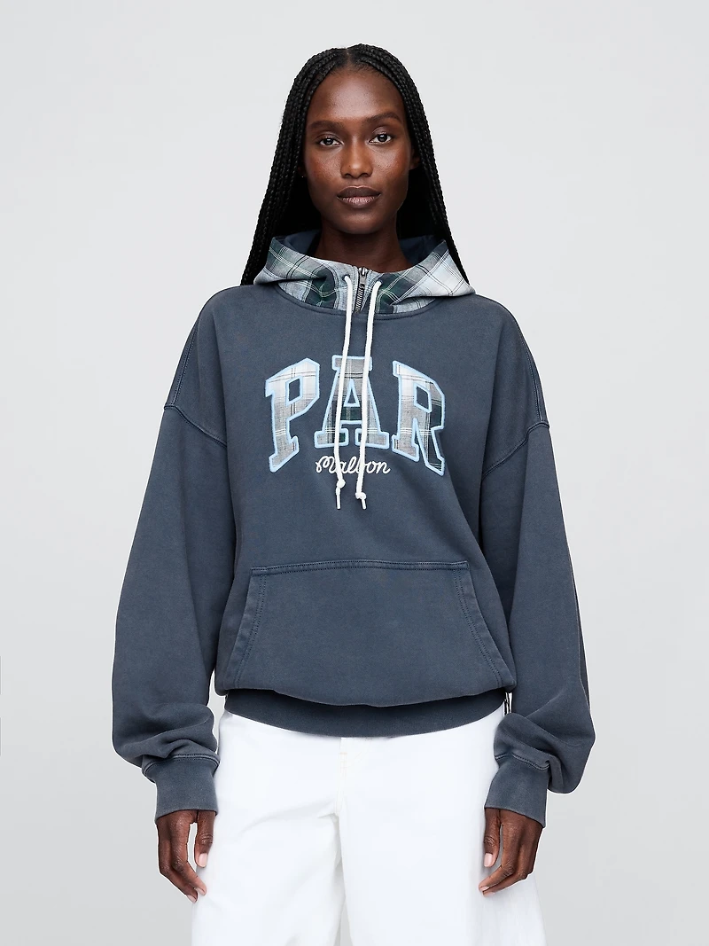 Gap × Malbon Adult Heavyweight French Terry Logo Hoodie