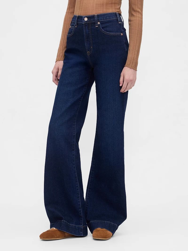 High Rise Relaxed Flare Jeans
