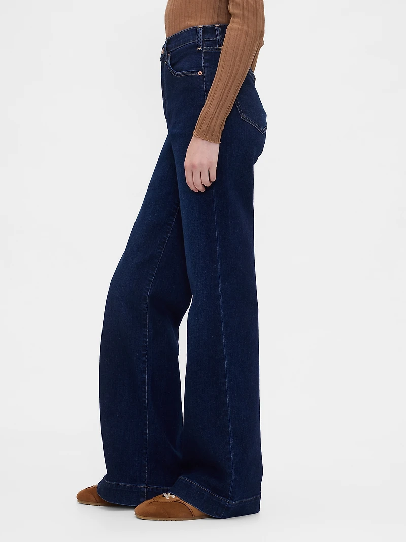 High Rise Relaxed Flare Jeans