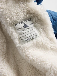 Baby Quilted Denim Cozy One-Piece