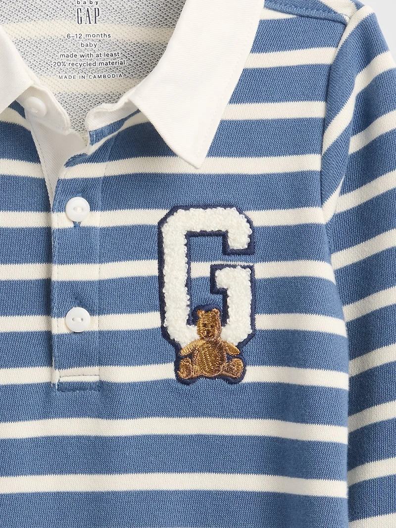Baby VintageSoft Varsity Bear Logo One-Piece