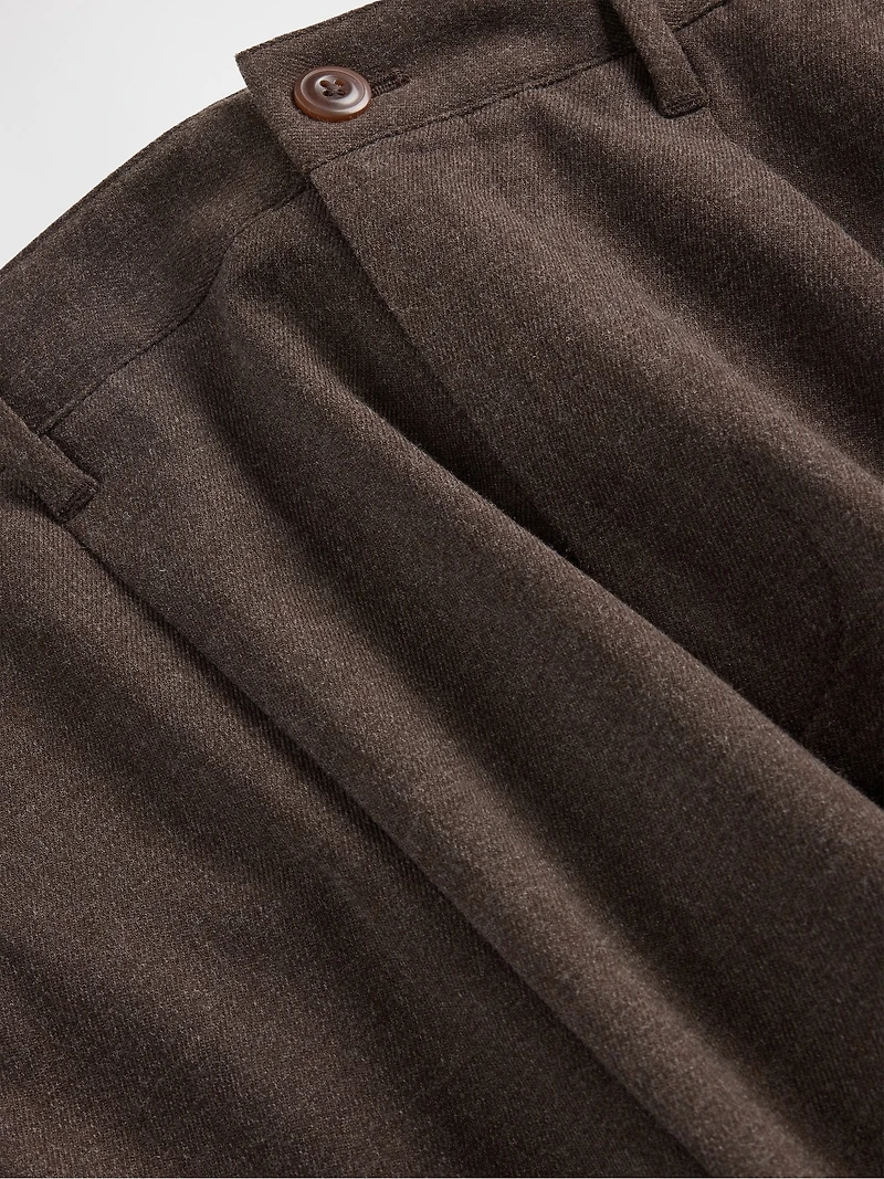 365 Wool-Blend Relaxed Trousers