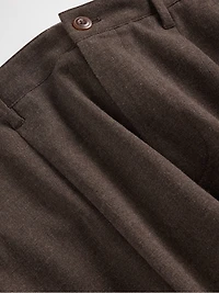 365 Wool-Blend Relaxed Trousers