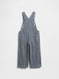 Baby & Toddler Denim Stripe Baggy Overalls
