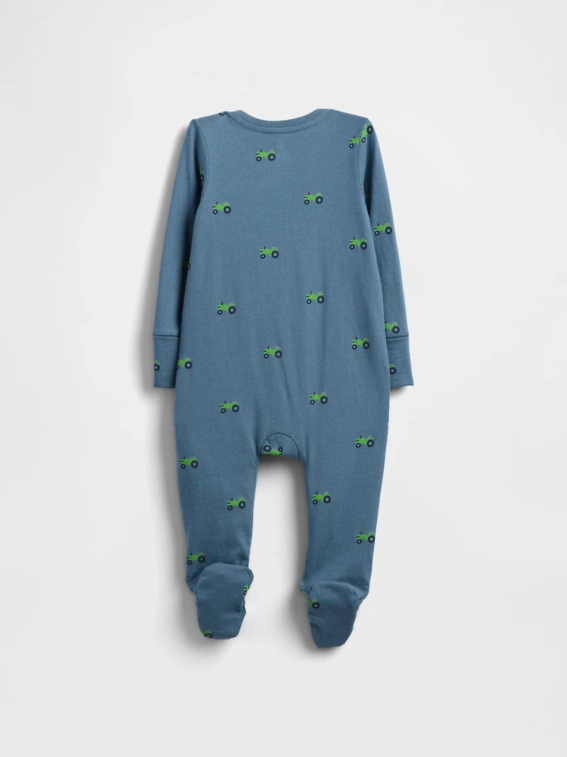 Baby First Favorites Organic Cotton Footed One-Piece