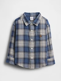 Baby & Toddler Double-Weave Plaid Shirt