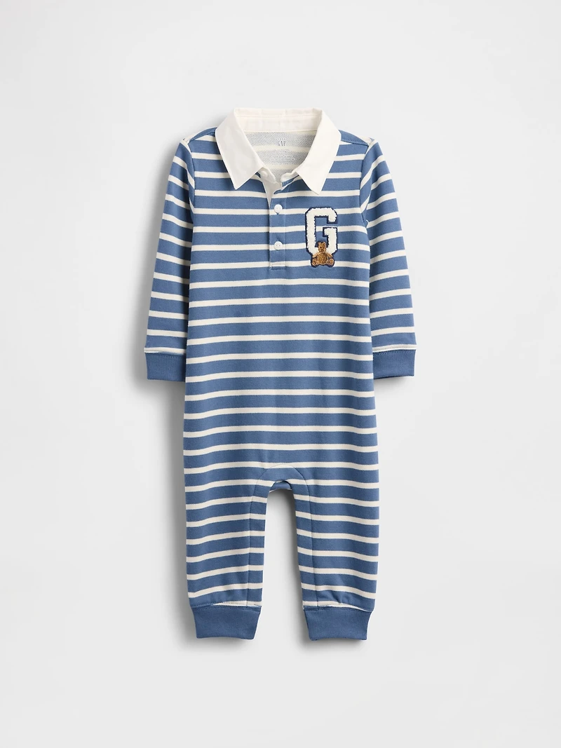 Baby VintageSoft Varsity Bear Logo One-Piece