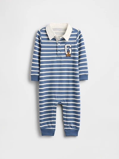 Baby VintageSoft Varsity Bear Logo One-Piece