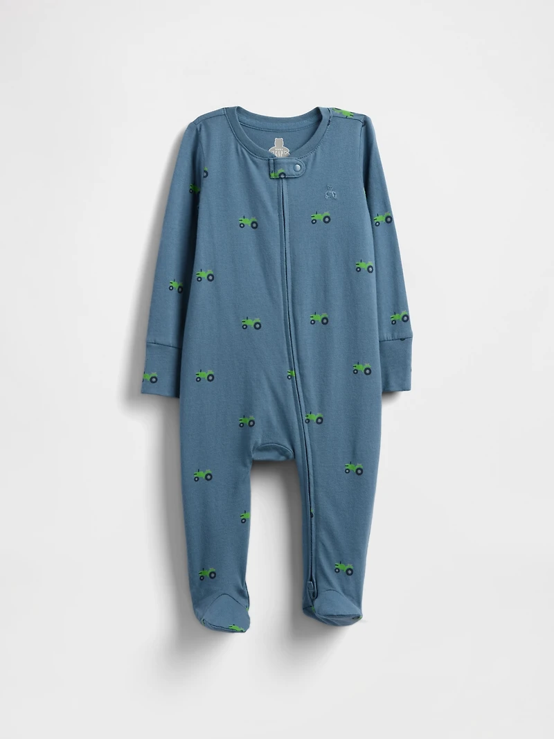 Baby First Favorites Organic Cotton Footed One-Piece