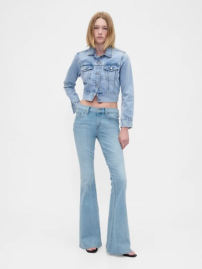 Low Rise Flare Jeans