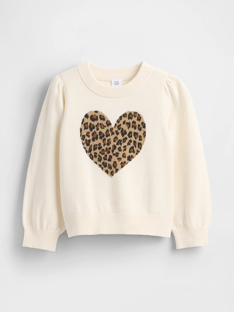 Baby & Toddler Puff-Sleeve Sweater