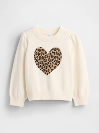 Baby & Toddler Puff-Sleeve Sweater