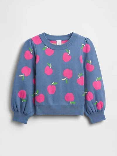 Baby & Toddler Puff-Sleeve Sweater