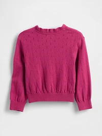Baby & Toddler CashSoft Pointelle Sweater