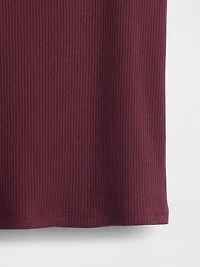 Modern Rib Scoop Crop T-Shirt