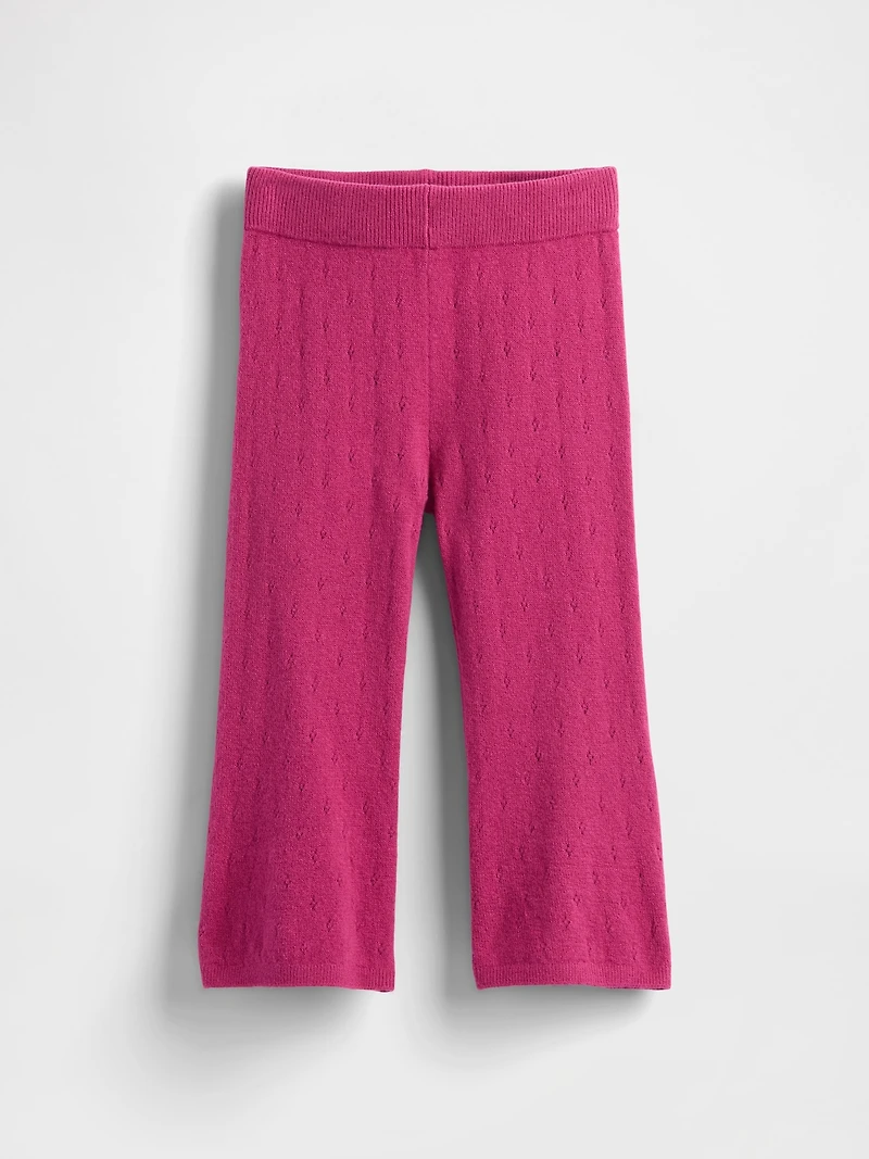 Baby & Toddler CashSoft Pointelle Flare Pants