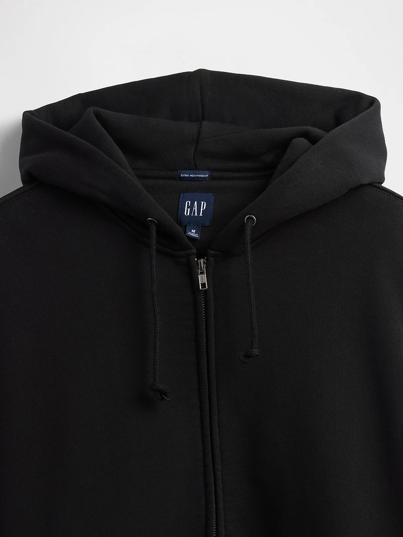 Extra Heavyweight French Terry Zip Hoodie