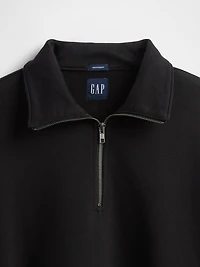 Heavyweight Oversized Quarter-Zip Pullover