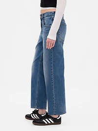 Mid Rise Relaxed Crop Jeans