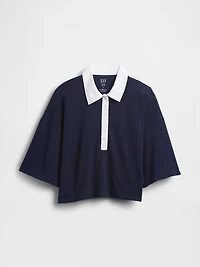 Heavyweight Crop Polo Shirt