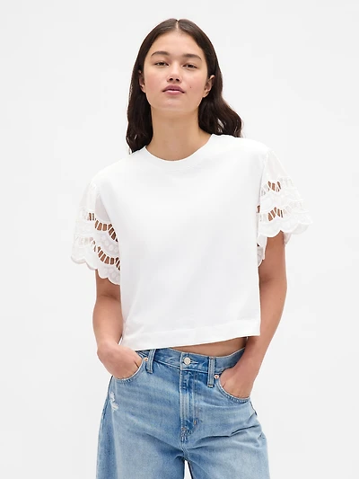 Organic Cotton VintageSoft Heavyweight Crop T-Shirt