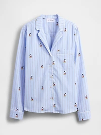 Gap × Disney Poplin PJ Shirt