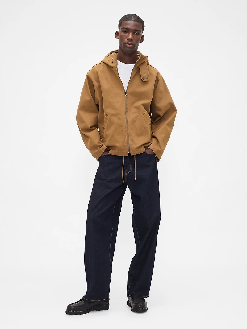 Canvas Hooded Jacket