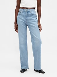 High Rise Relaxed Straight Jeans