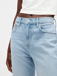 High Rise Relaxed Straight Jeans