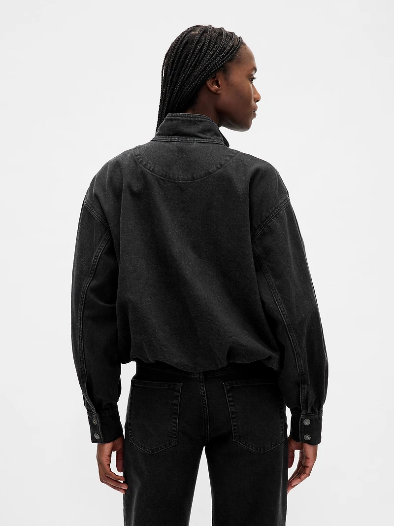 Denim Bubble Jacket