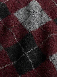 Brushed Argyle Sweater