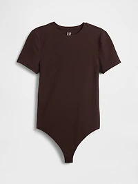 CloseKnit Jersey T-Shirt Thong Bodysuit