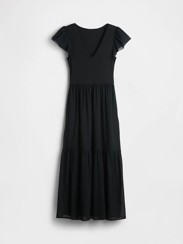 BHLDN Landon Organza 3D Ruffle Maxi Dress at MarketFair Shoppes in  Princeton, NJ