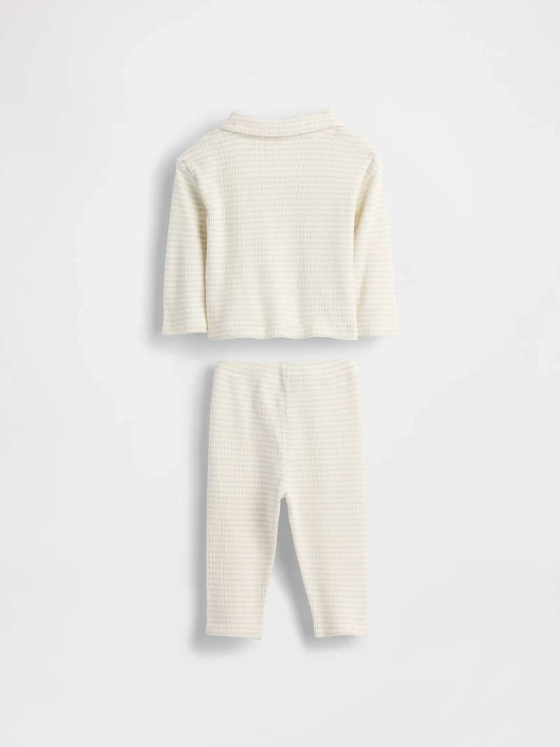 Baby Softspun Waffle Outfit Set