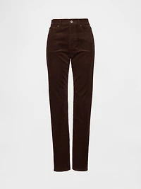High Rise Corduroy '90s Slim Straight Jeans
